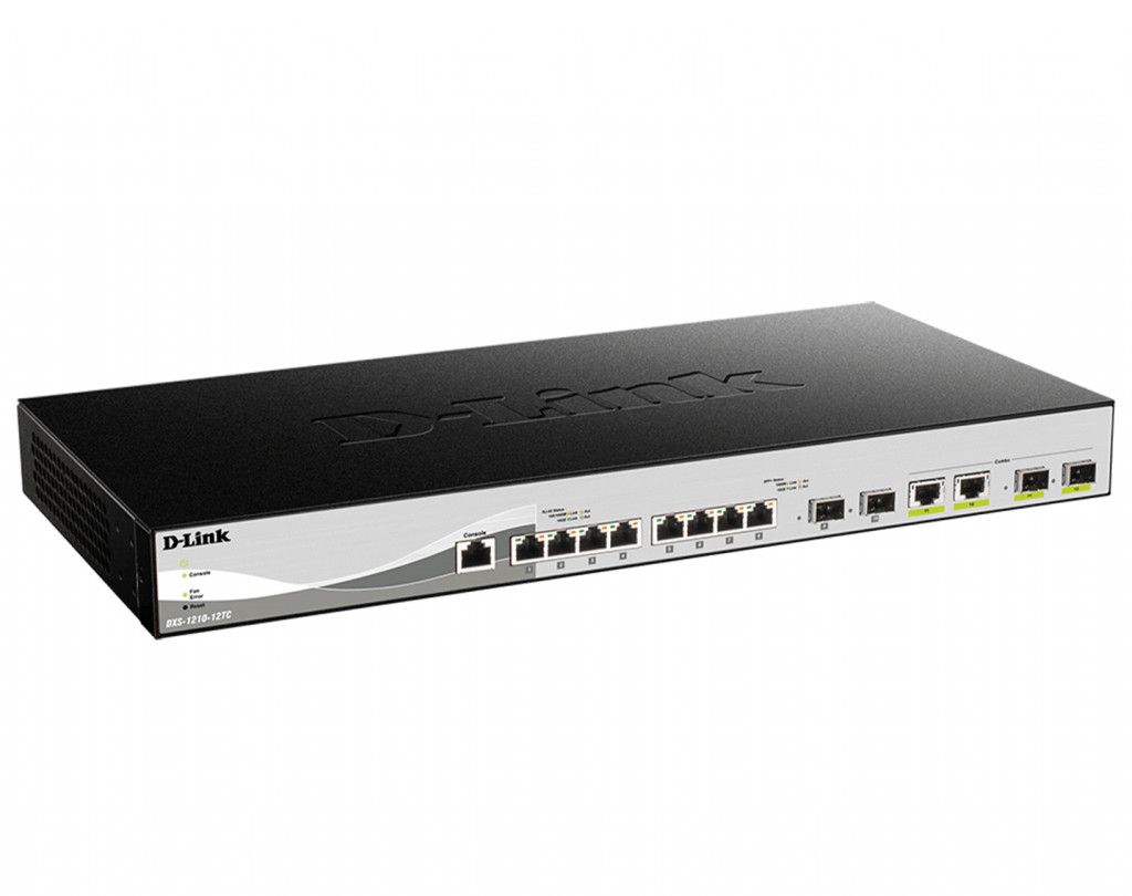 سوئیچ شبکه 12 پورت دی لینک مدل DXS-1210-12SC